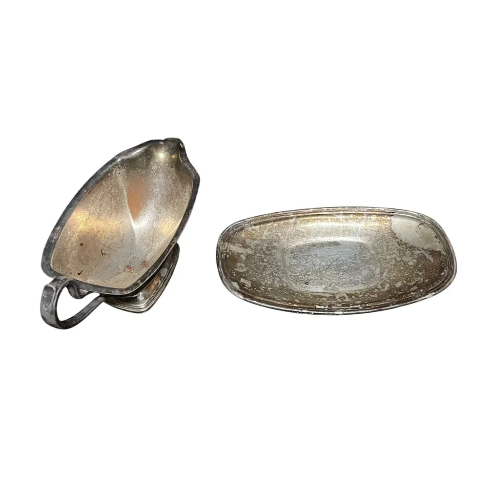 Silver On Copper – Gravy Boat‎ w/ Underplate